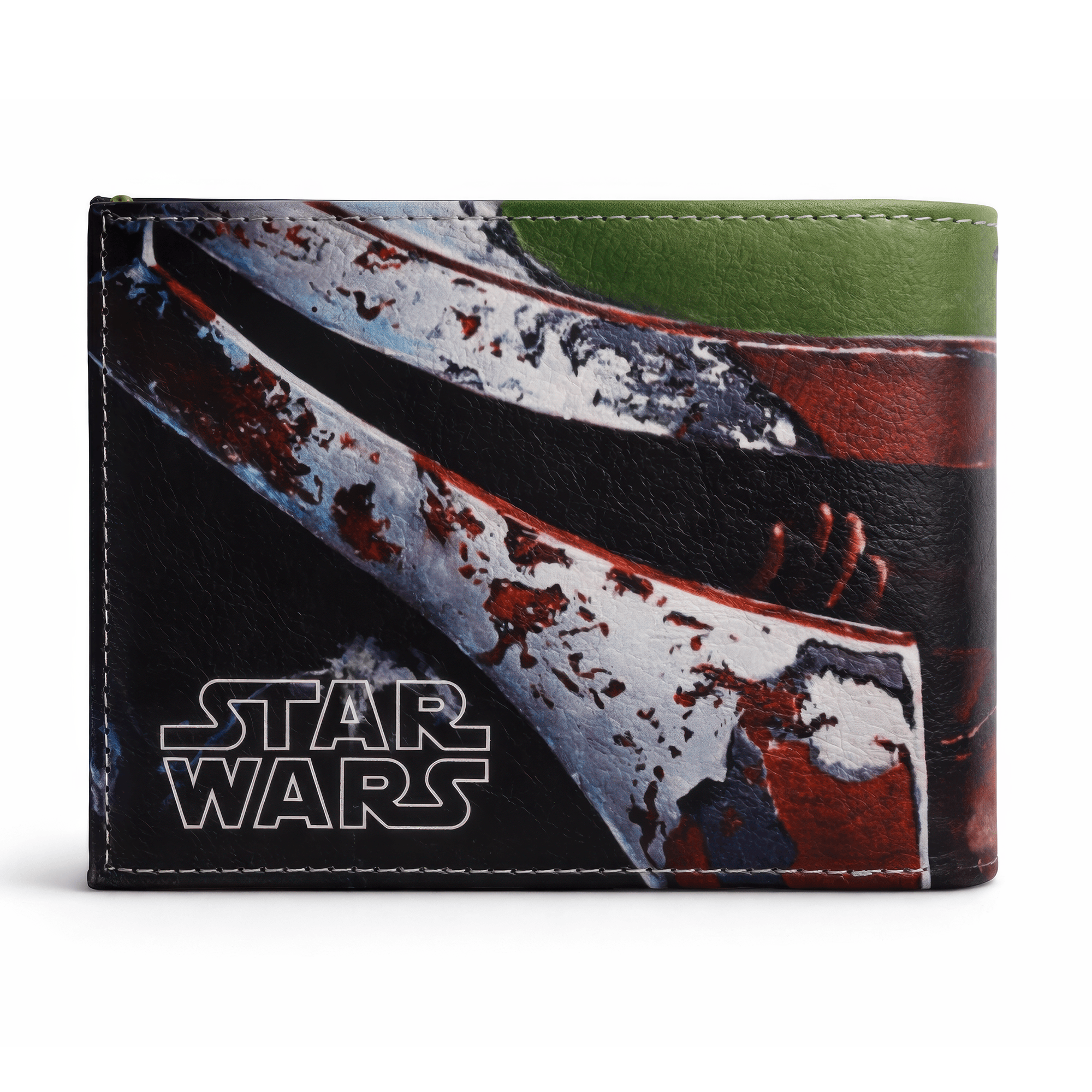Bobba Fett | 13 cm | Faux Leather | Movie Wallet | Star Wars Mandalorian thumbnail 3