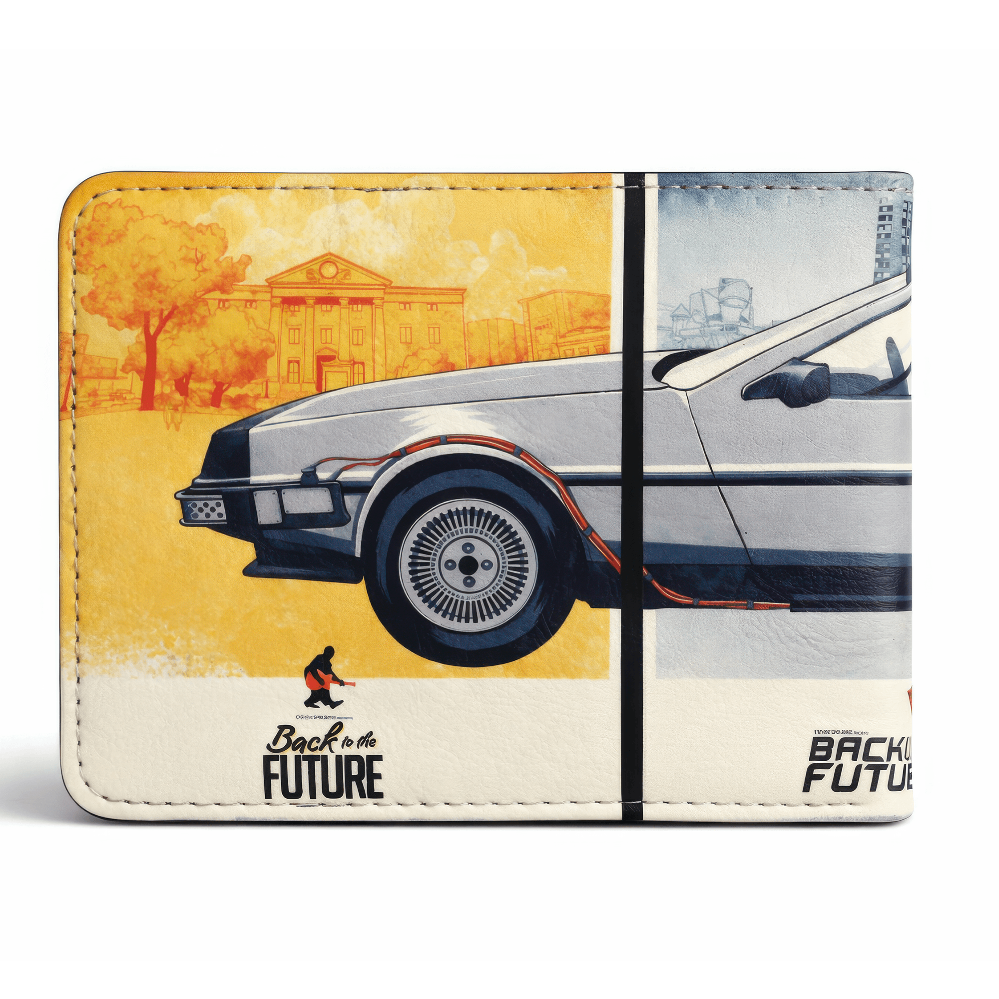 DeLorean | 13 cm | Faux Leather | Movie Wallet | Back To The Future thumbnail 2