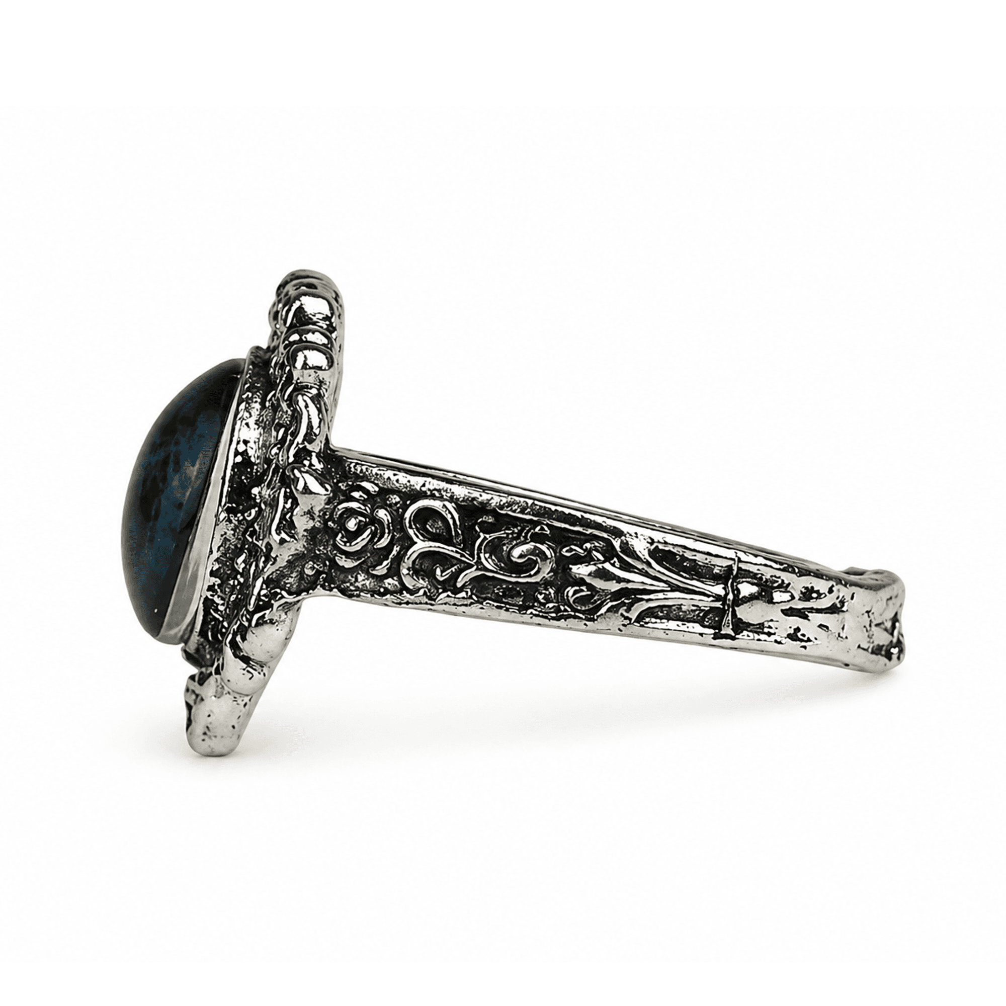 Dark Moon | Adjustable Size | Metal | Gaming Ring | Elden Ring thumbnail 4