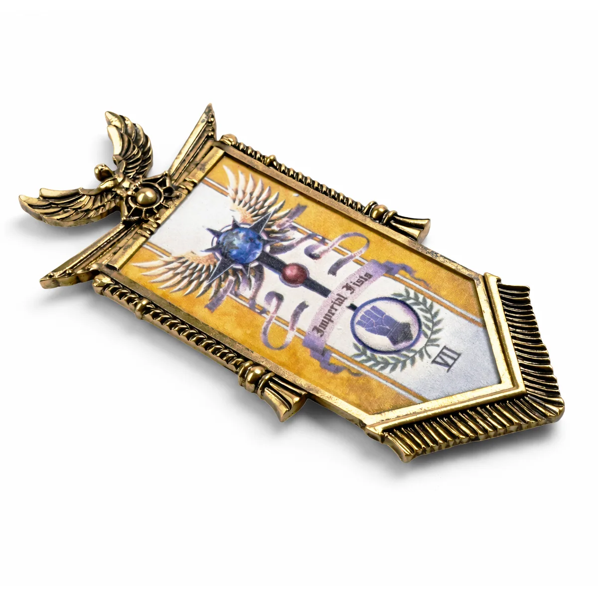 Imperial Fists Banner | 22 cm | Metal | Gaming Magnet | Warhammer 40k image 1