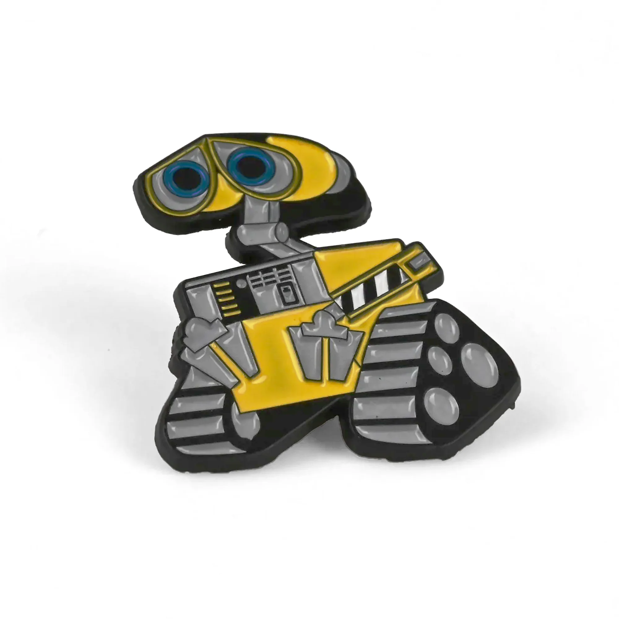 Yelllow Robot | 3 cm | Metal Enamel | Movie Pin | Wall-E image 1