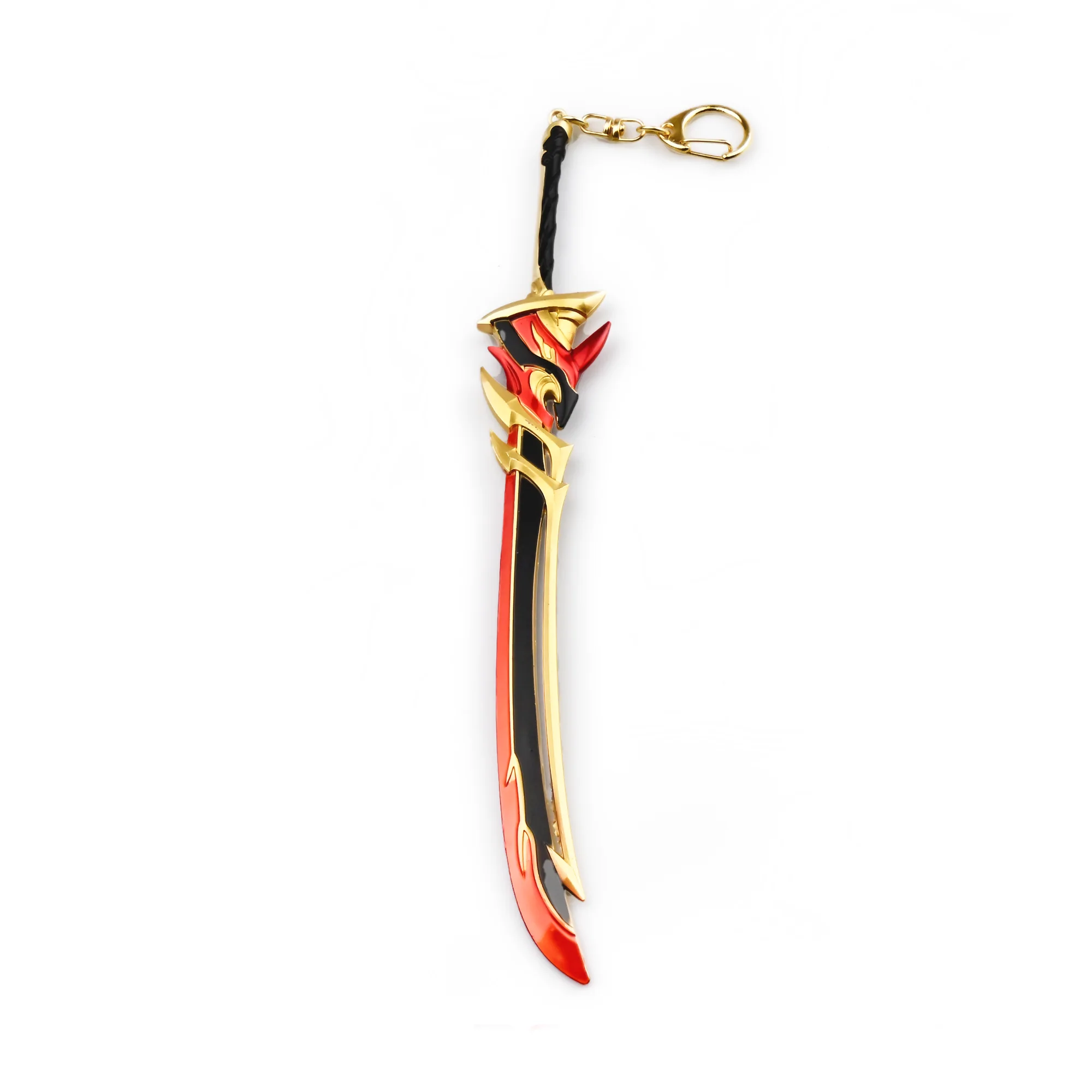 Golden Crimson Sword | 22 cm | Metal | Gaming Keychain | Genshin Impact image 1