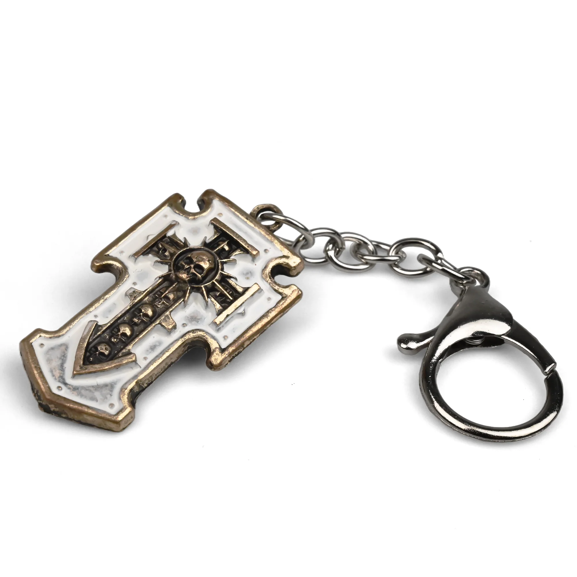 Combat Shield | 7 cm | Metal | Gaming Keychain | Warhammer 40k image 1