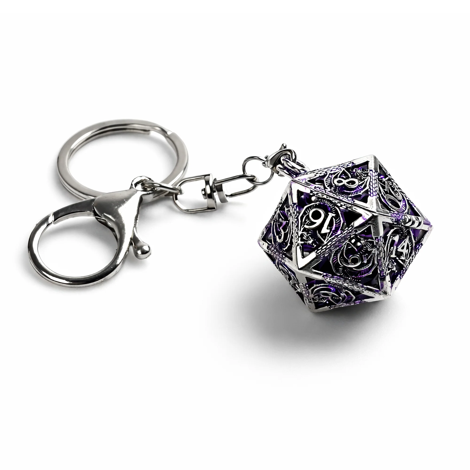 Container | 4 cm | Metal | Dice | Dungeons and Dragons image 1