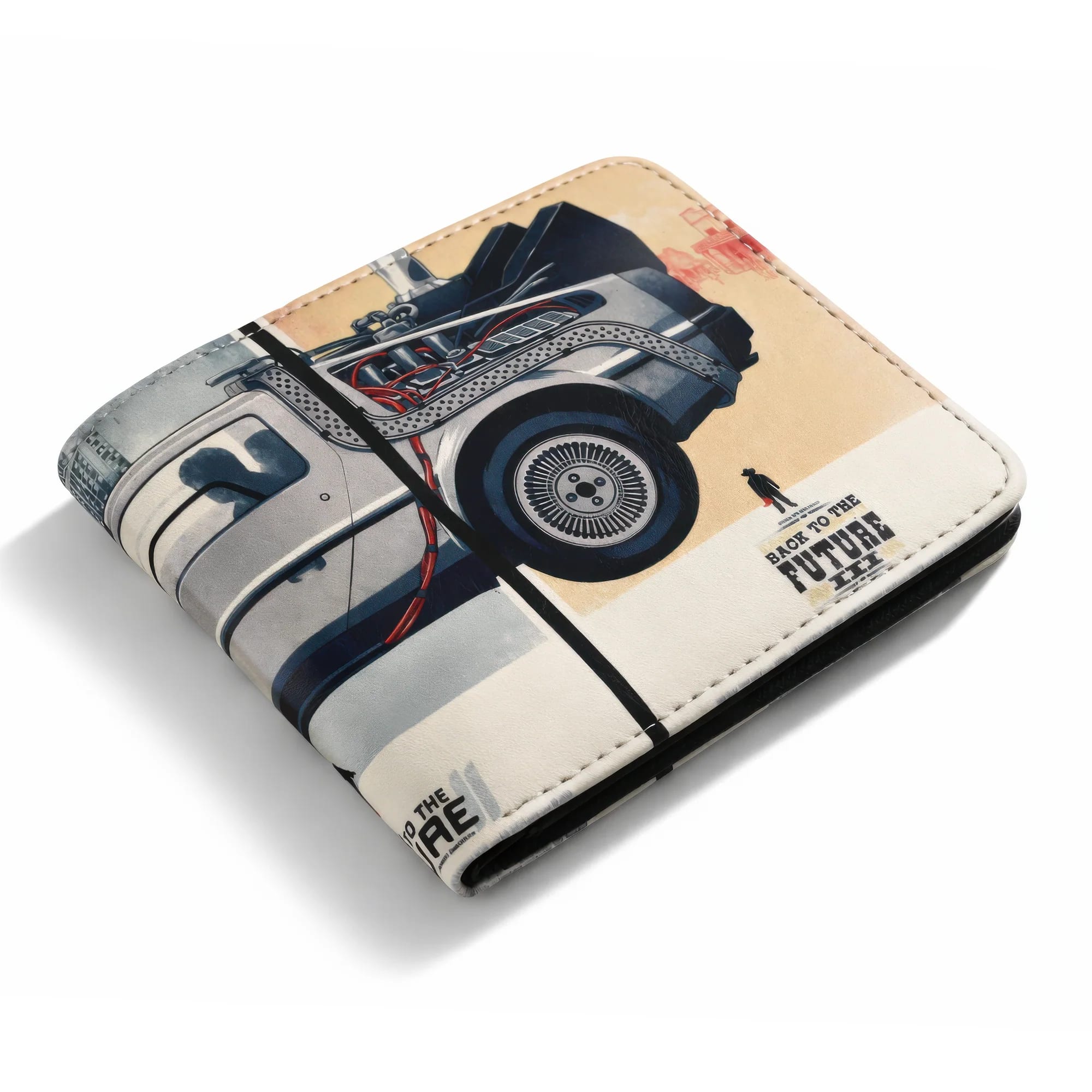 DeLorean | 13 cm | Faux Leather | Movie Wallet | Back To The Future image 1