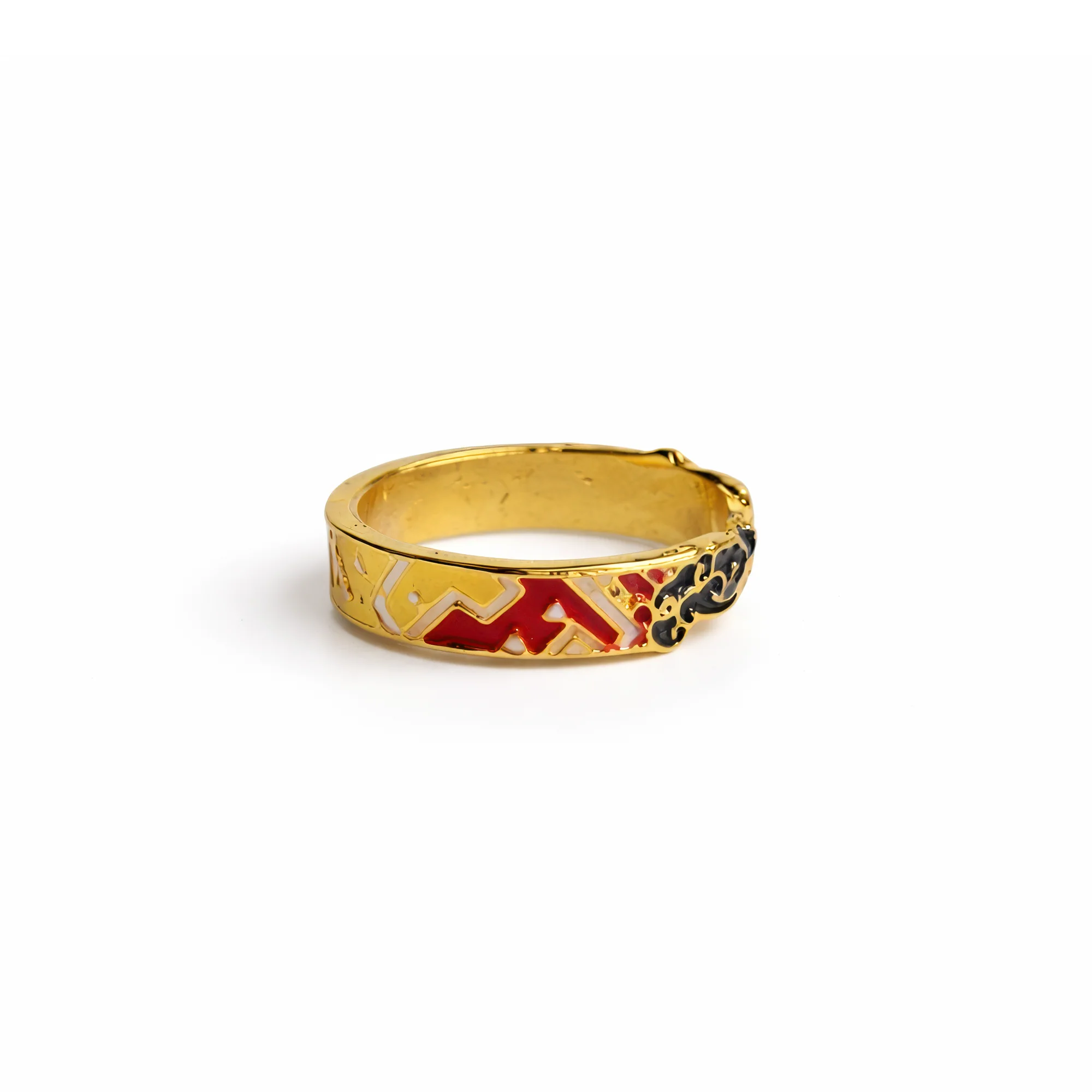 Zenitsu Agatsuma | Adjustable Size | Metal | Anime Ring | Demon Slayer image 1