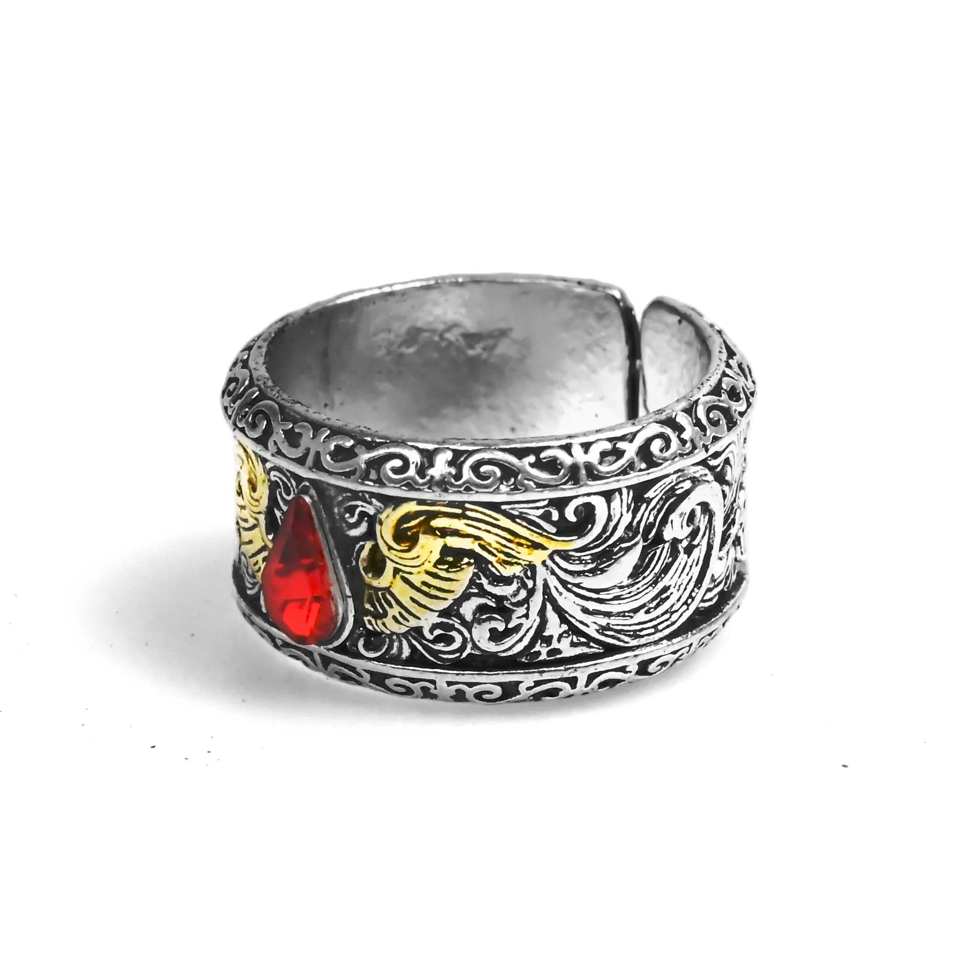 Blood Angels | Adjustable Size | Metal | Gaming Ring | Warhammer 40k image 1