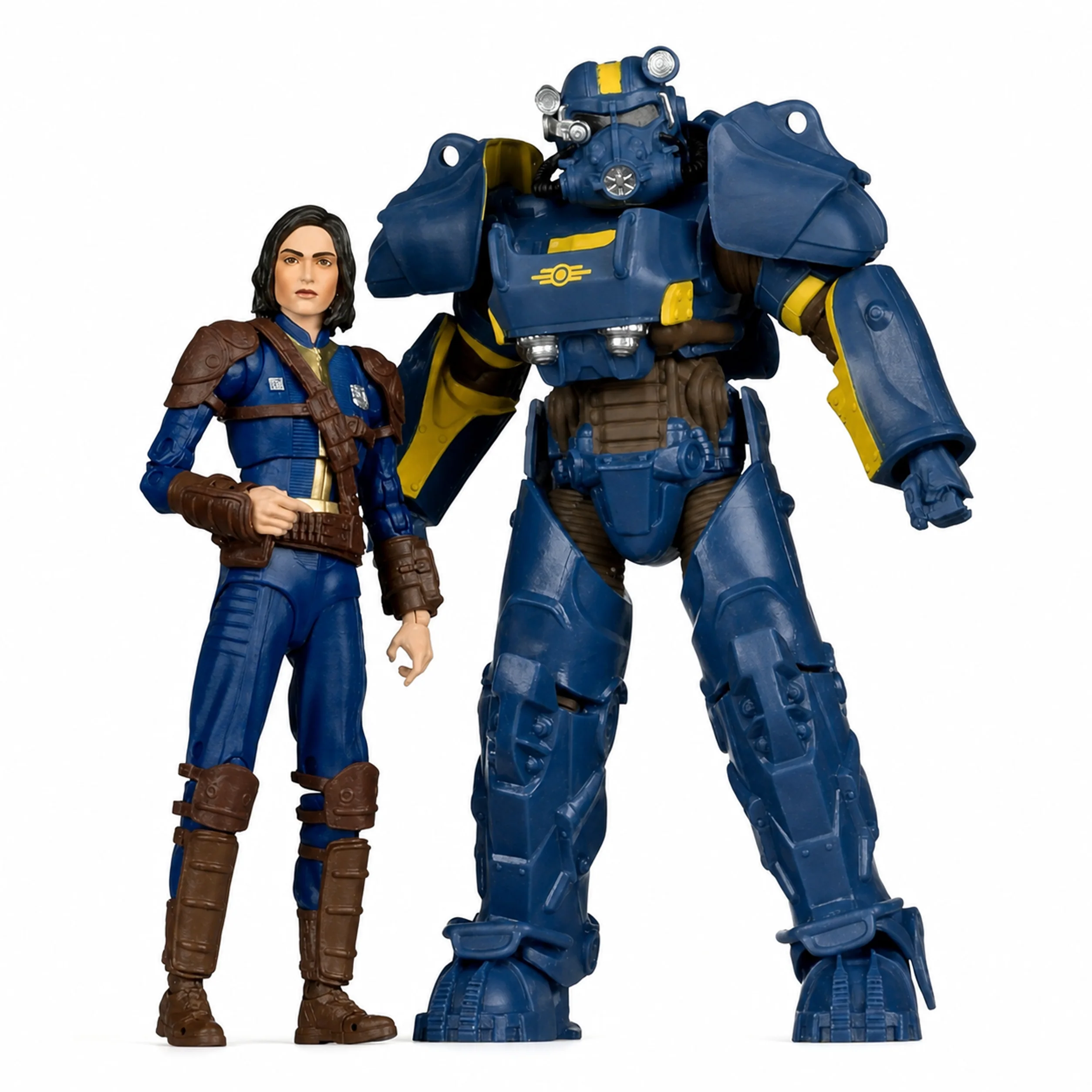 Fallout T-60 Vault-Tec Power Armor and Sole Survivor | 18 cm | Resin | Gaming Figurine | Fallout image 1