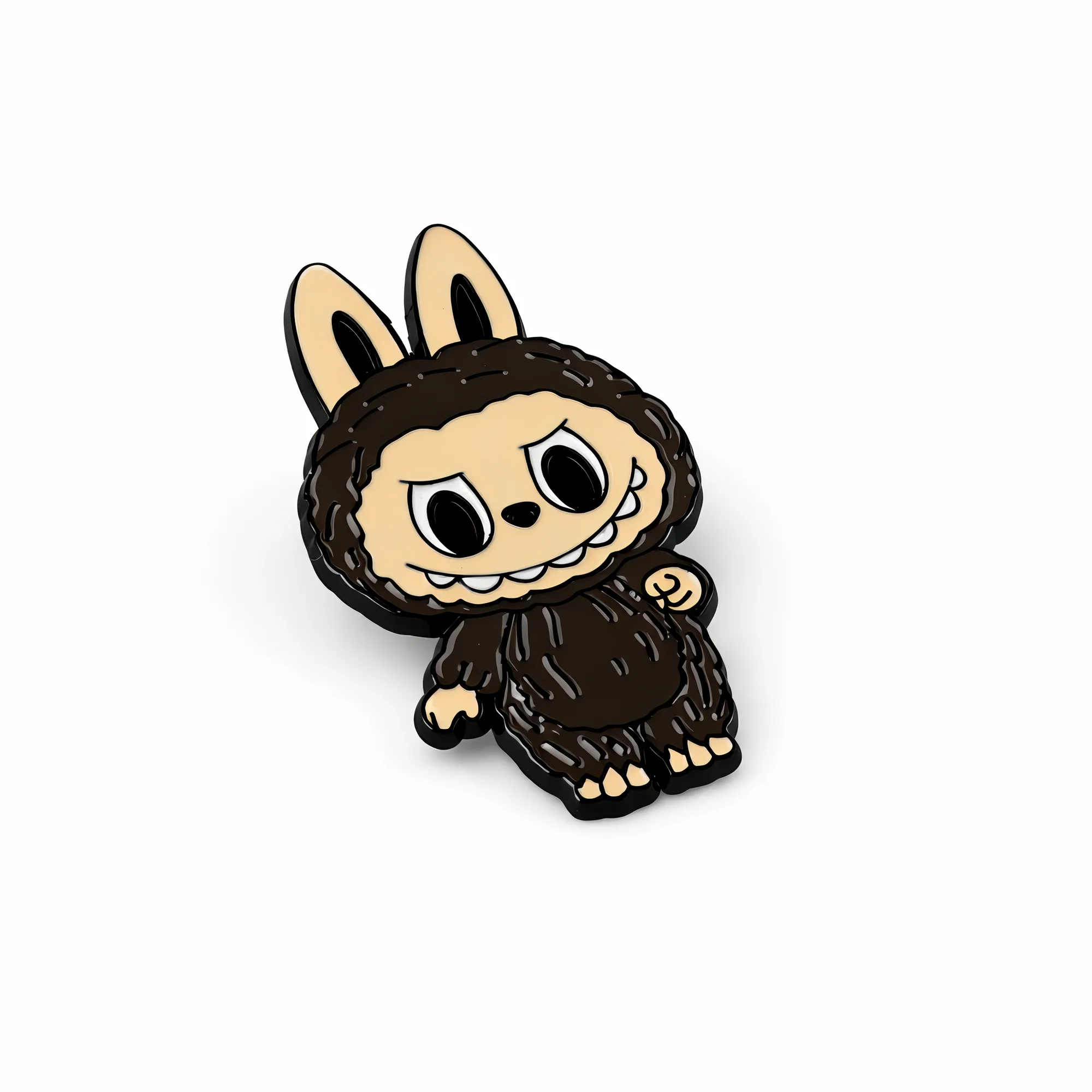 Cosy | 4 cm | Metal | Pop Culture Pin | Labubu image 1