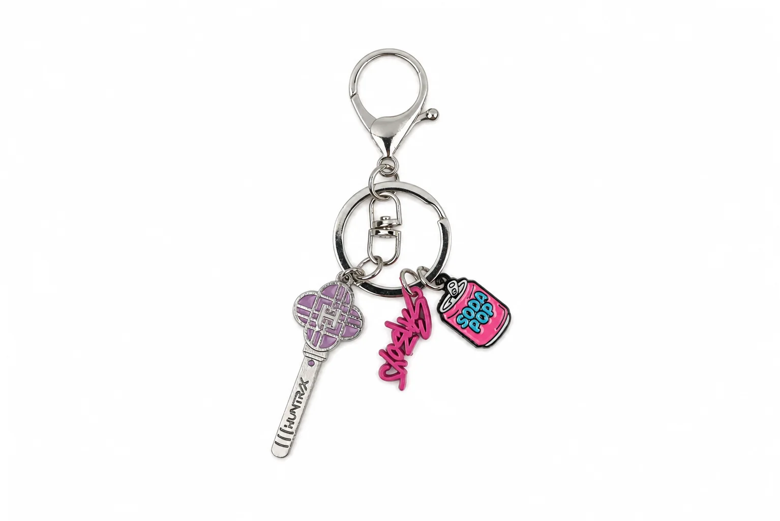 Multi Huntrix | 10 cm | Metal | Anime Keychain | K-Pop Demon Hunter image 1