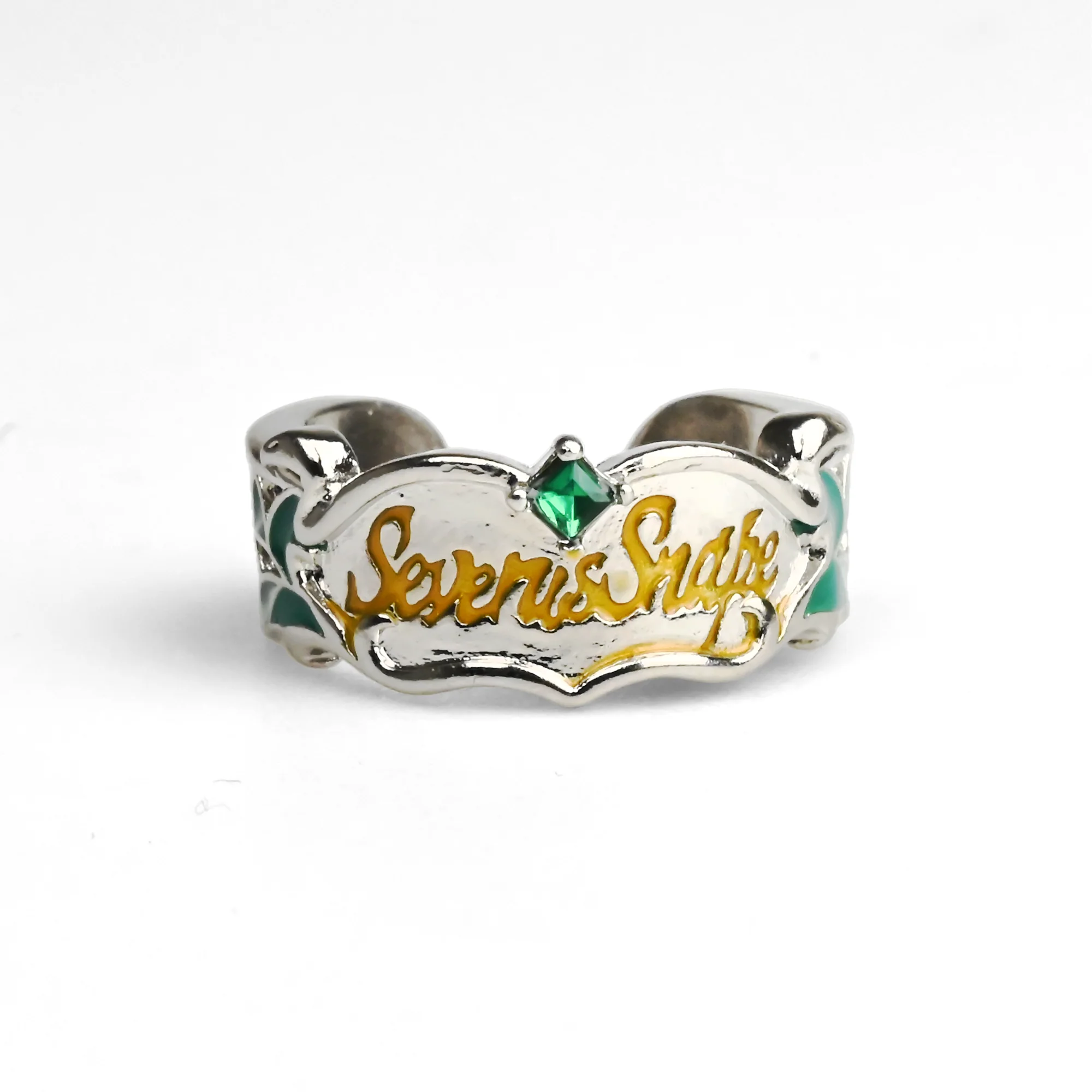 Slytherin Insignia | Adjustable Size | Metal | Movie Ring | Harry Potter image 1