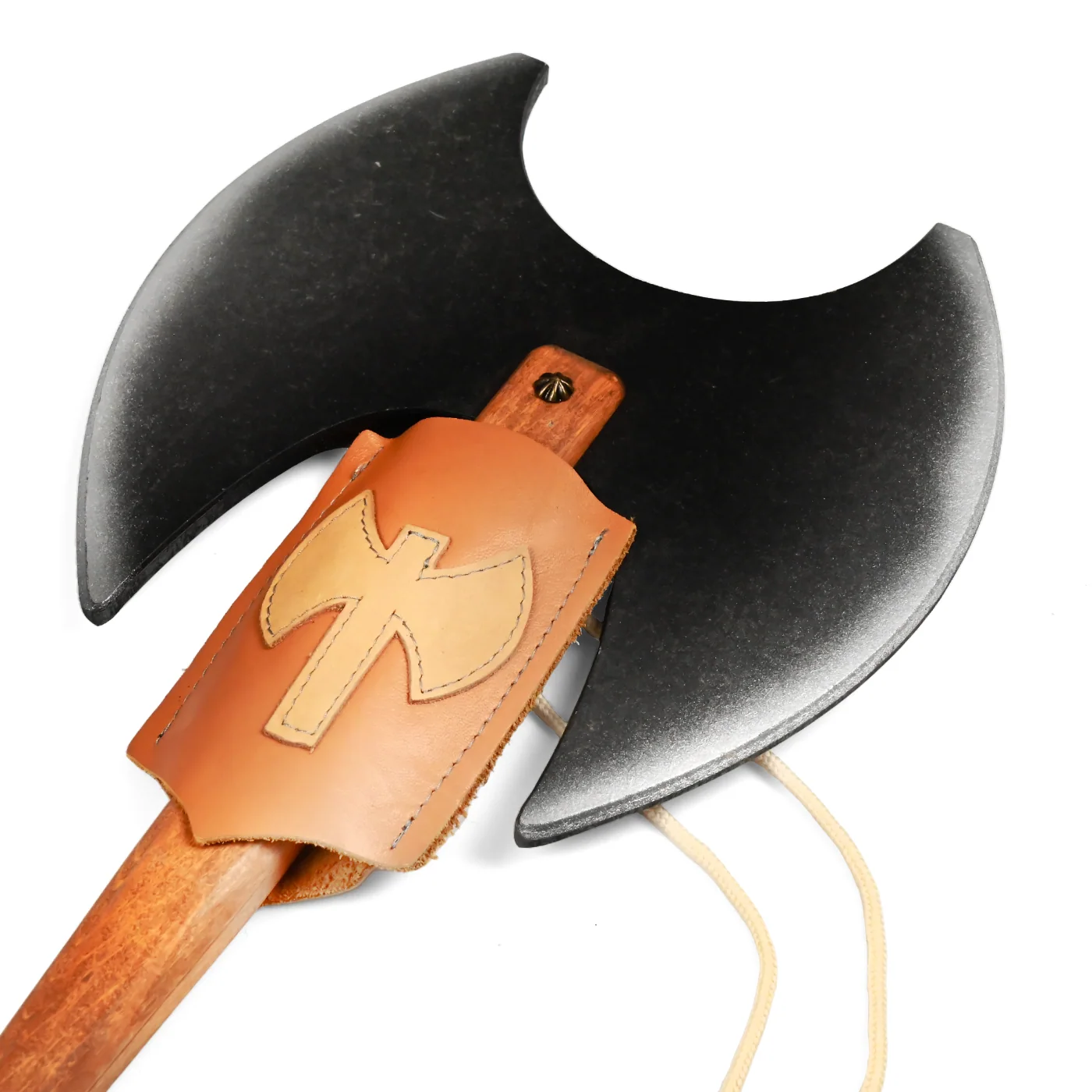 Two Sided Axe and Pendant | 55 cm | Wood | Wooden Toy Axe | Viking image 1