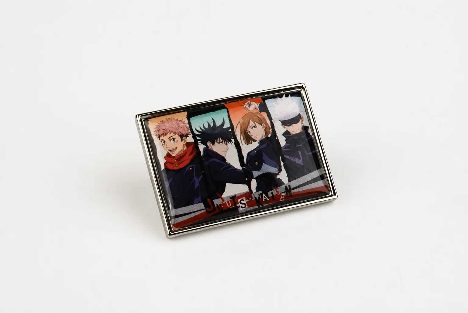 Yuji Megumi Nobara Satoru | 4 cm | Metal | Anime Pin | Jujutsu Kaisen image 1