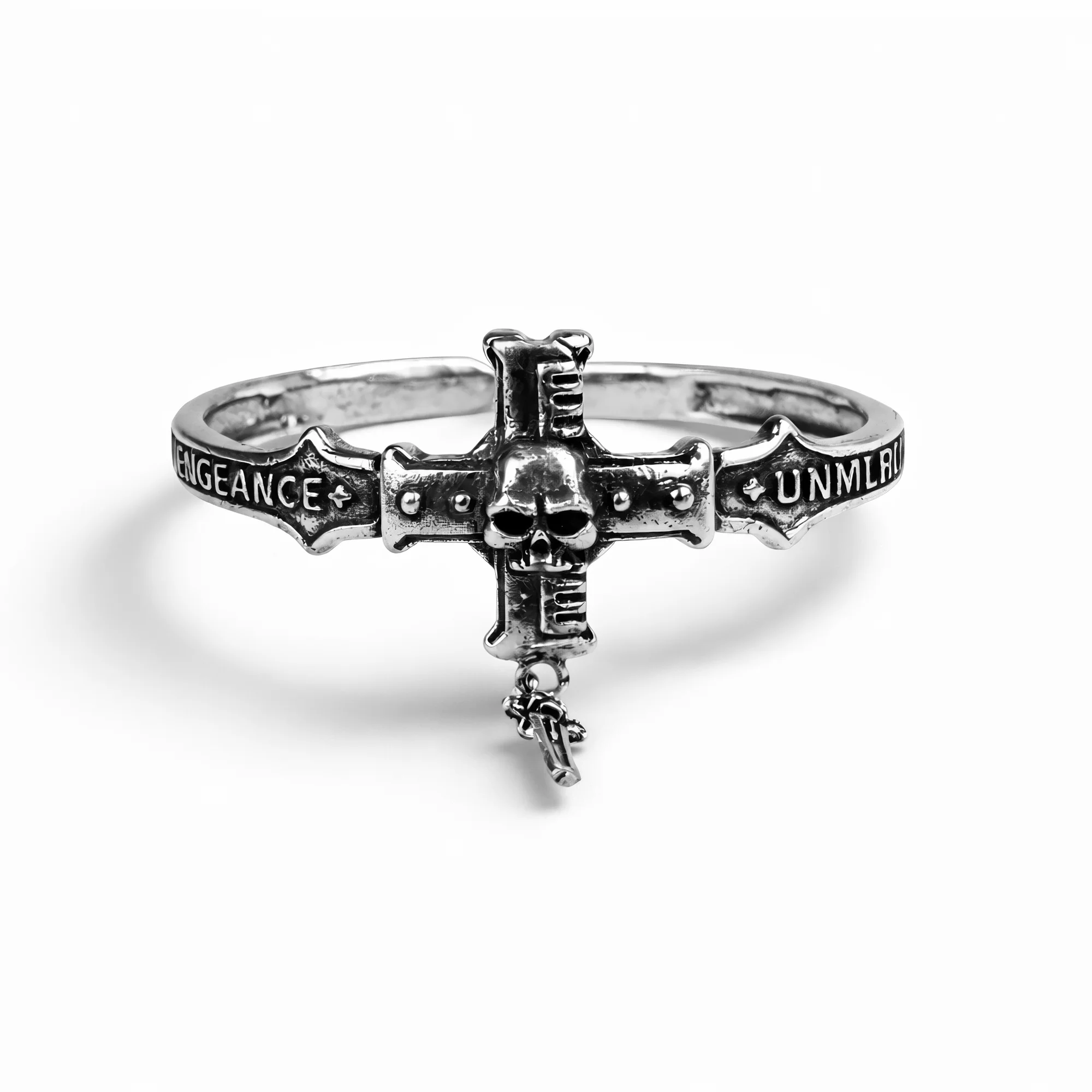 Black Templars | Diameter 8 cm | Metal | Gaming Bracelet | Warhammer 40k image 1