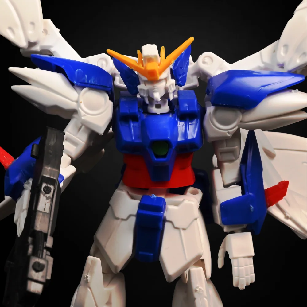 Mobile Suit Wing Zero Figure | 15 cm | Resin | Anime Figurine | Gundam image 1