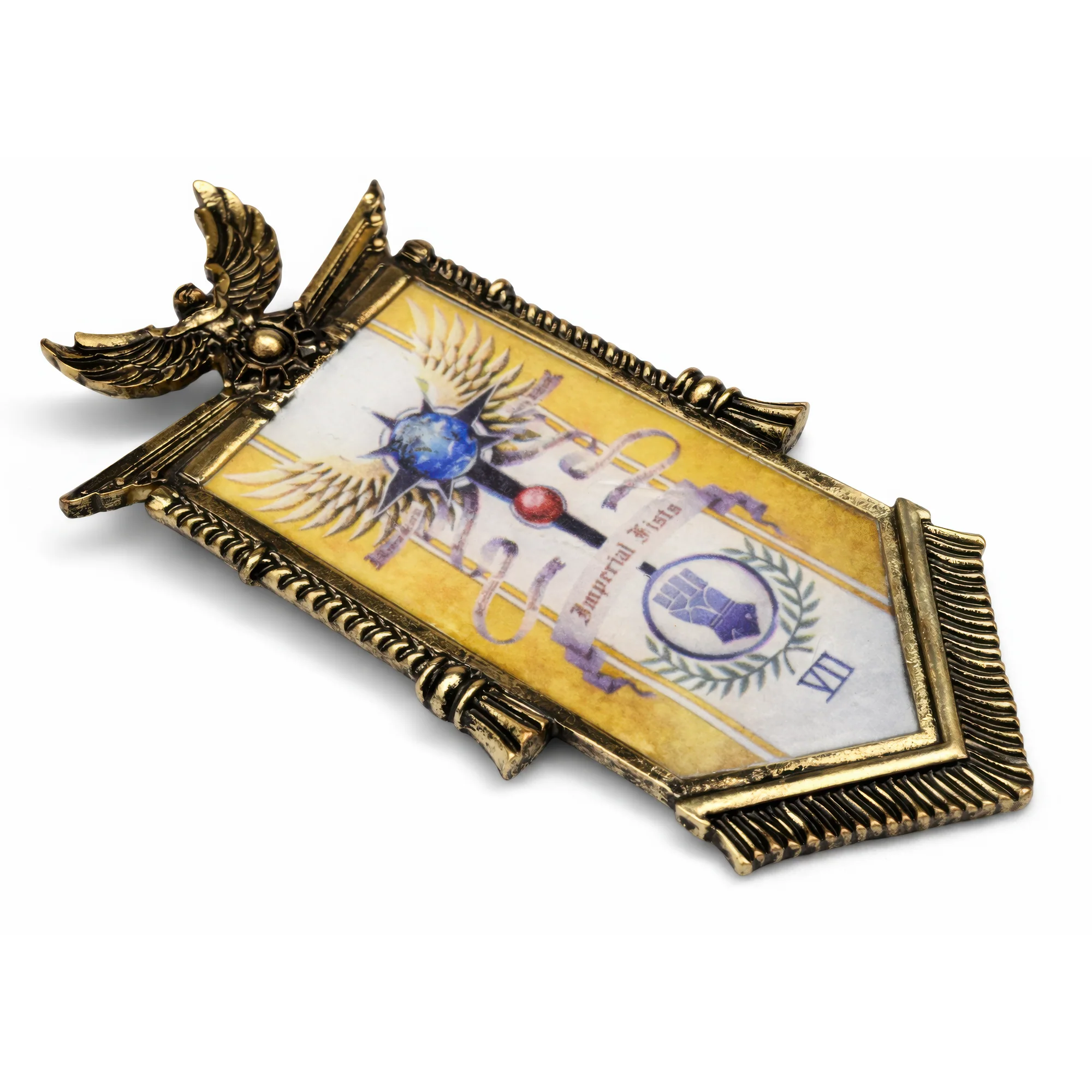 Glazed Imperial Fists | 22 cm | Metal | Gaming Magnet | Warhammer 40k image 1