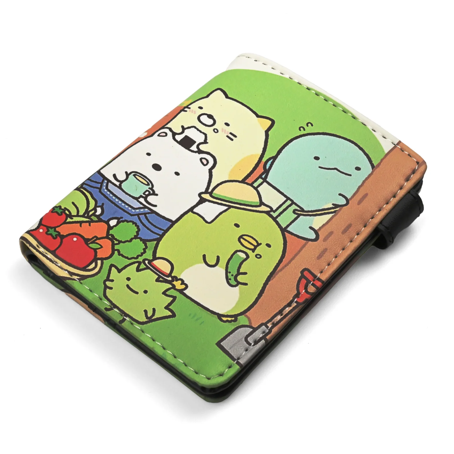 Eat Your Vegetables | 12 cm | Faux Leather | Anime Wallet | Sumikko Gurashi image 1