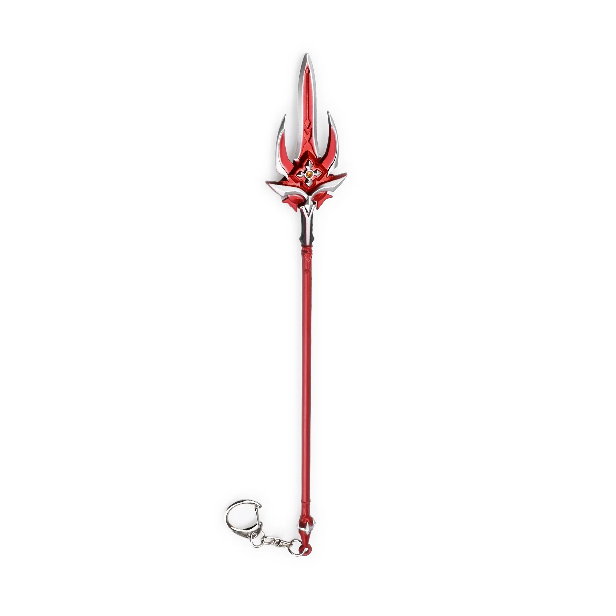 Deathmatch Spear | 22 cm | Metal | Gaming Keychain | Genshin Impact image 1