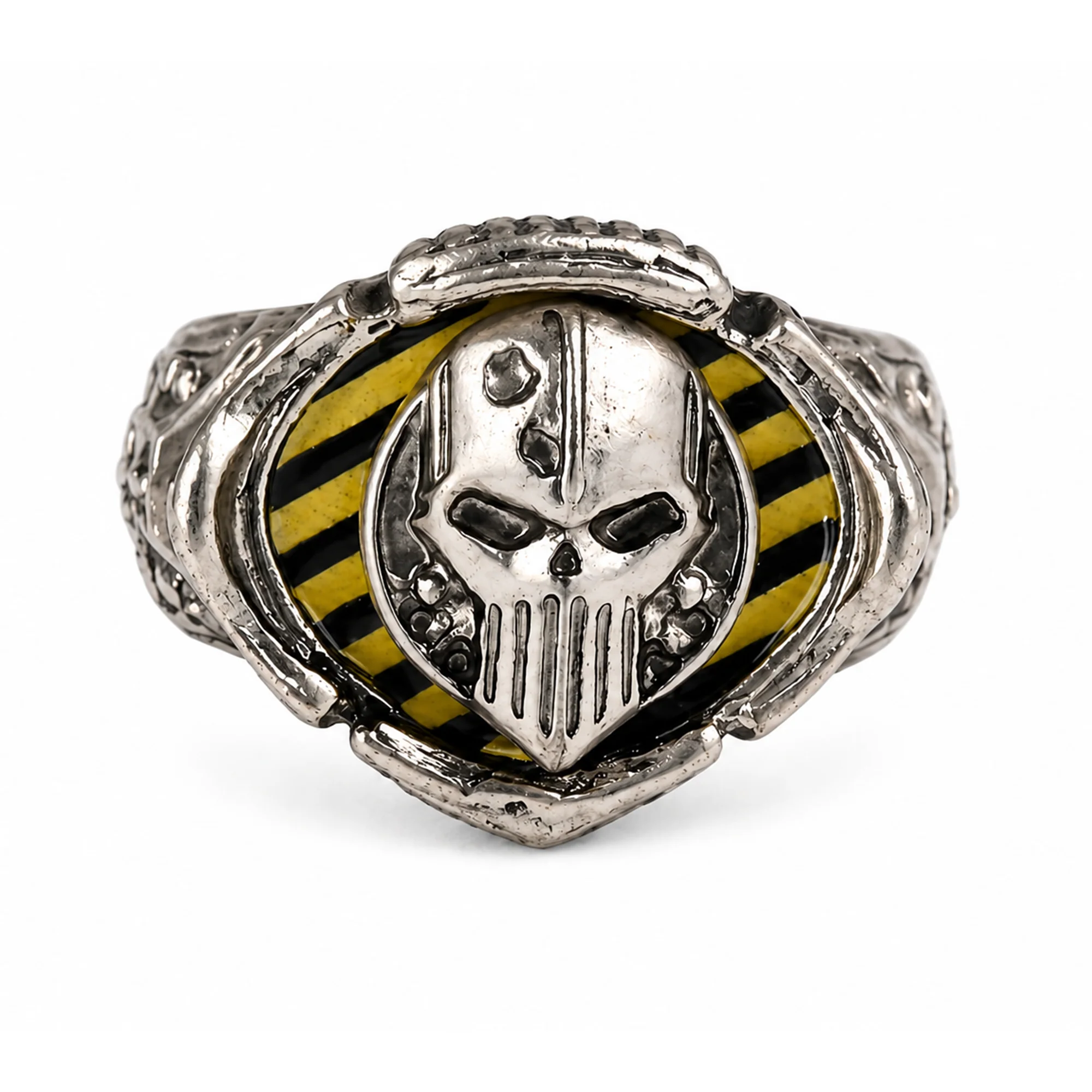 Iron Warriors | Diameter 18 mm | Metal | Gaming Ring | Warhammer 40k image 1