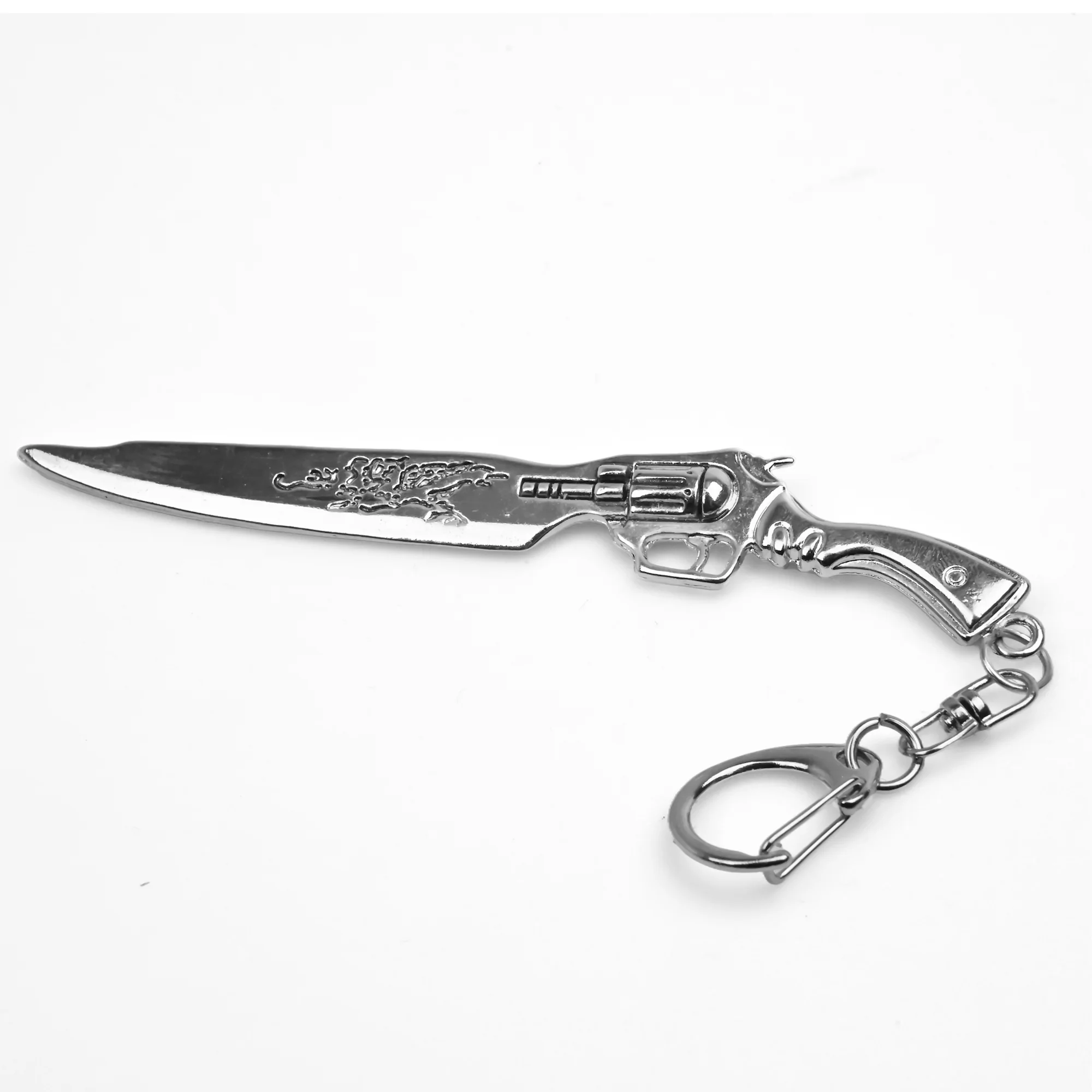 Gun Sword | 7 cm | Metal | Gaming Keychain | Final Fantasy image 1