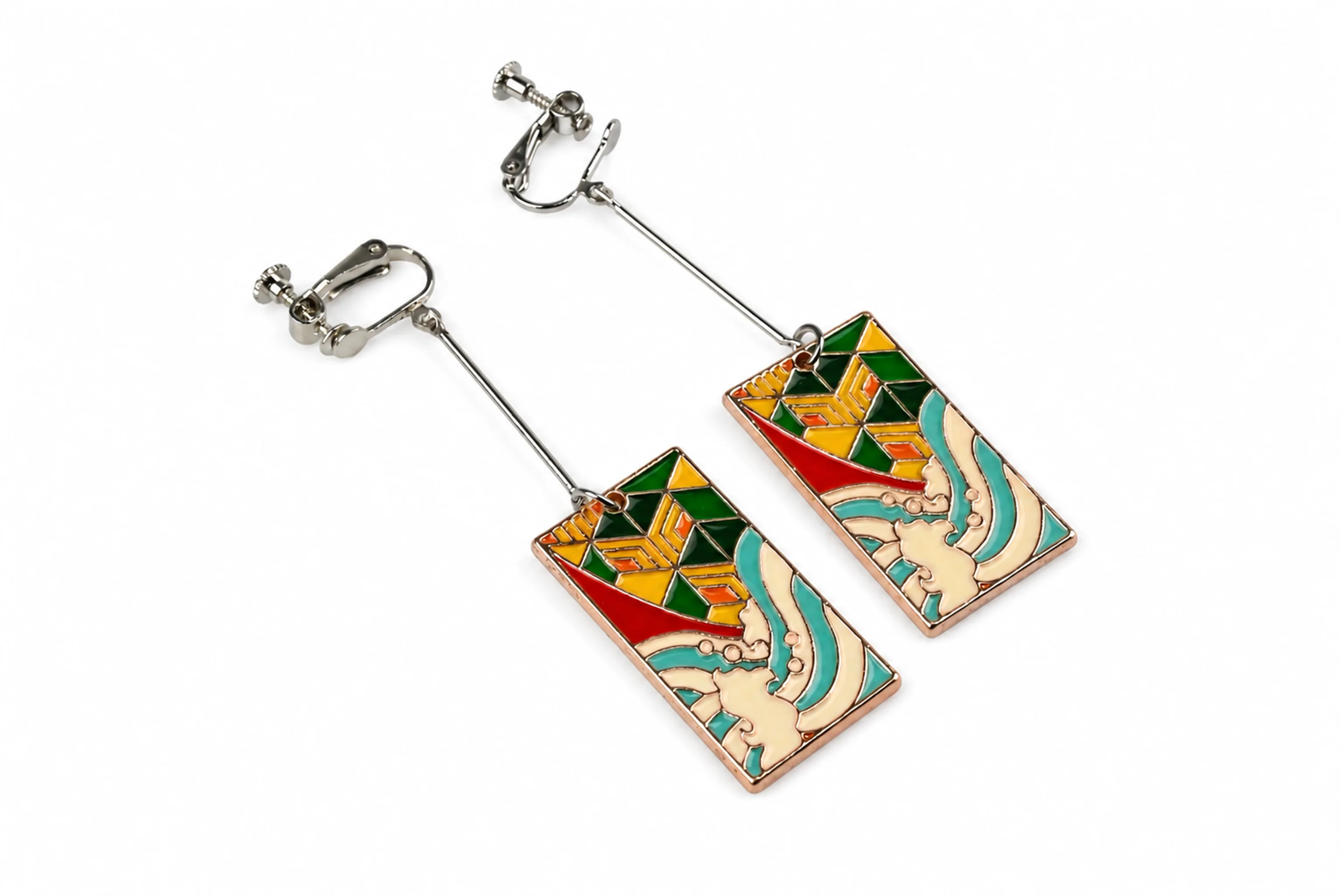 Tomioka Giyuu | 8 cm | Metal Enamel | Anime Earrings | Demon Slayer image 1