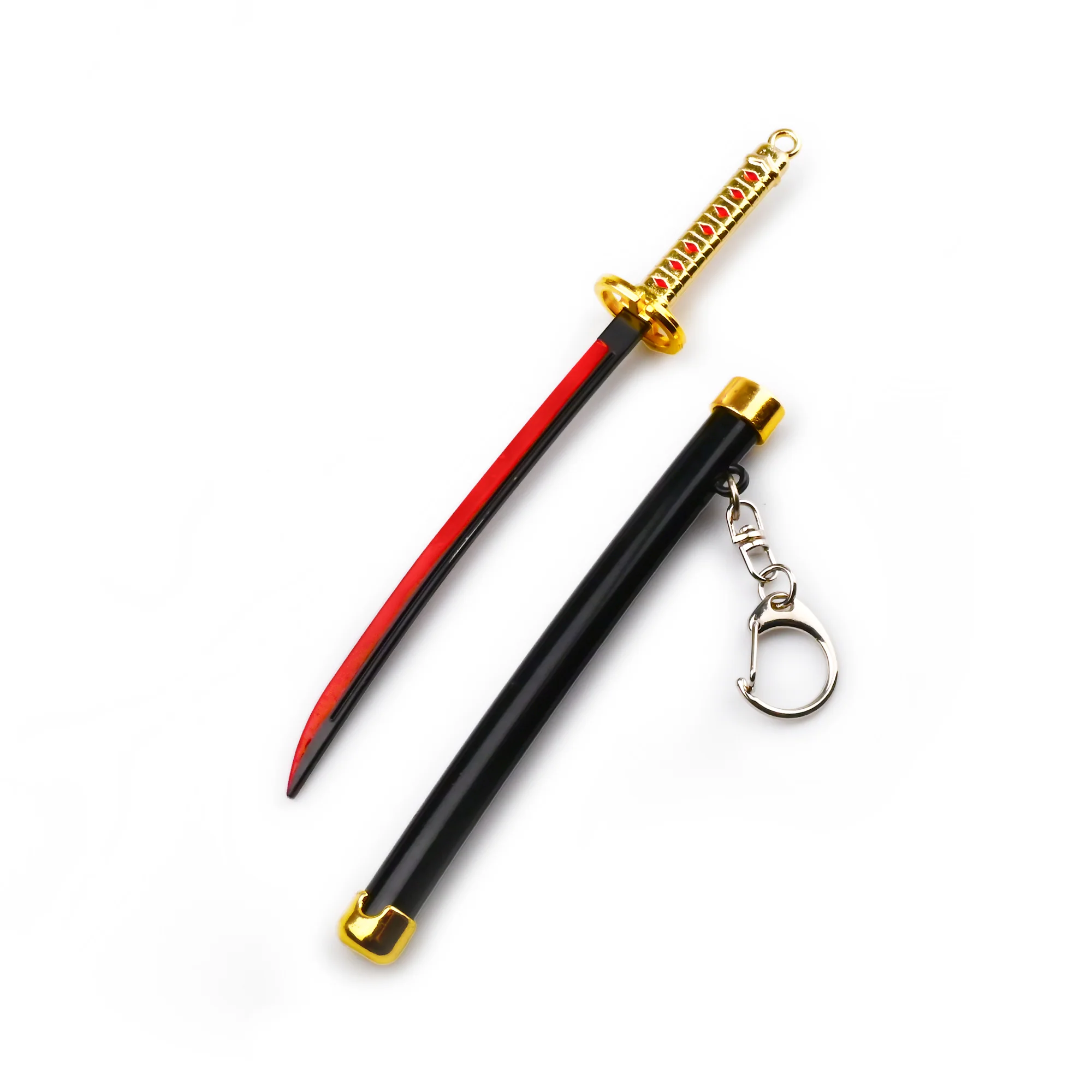 Katana Round Tsuba | 15 cm | Metal | Anime Keychain | Bleach image 1