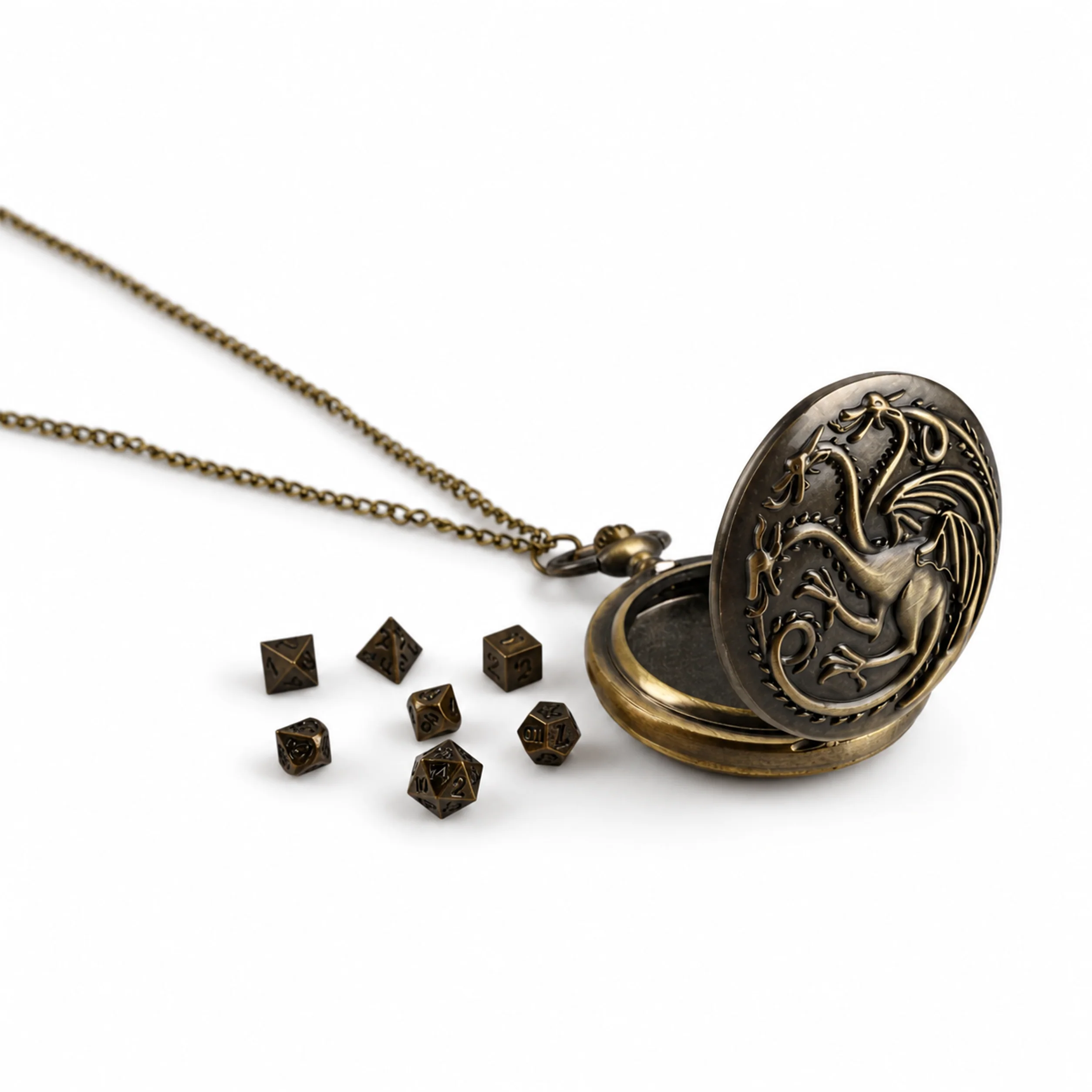 Targaryen | 6 cm | Metal | Keychain Mini Dice | Game Of Thrones image 1
