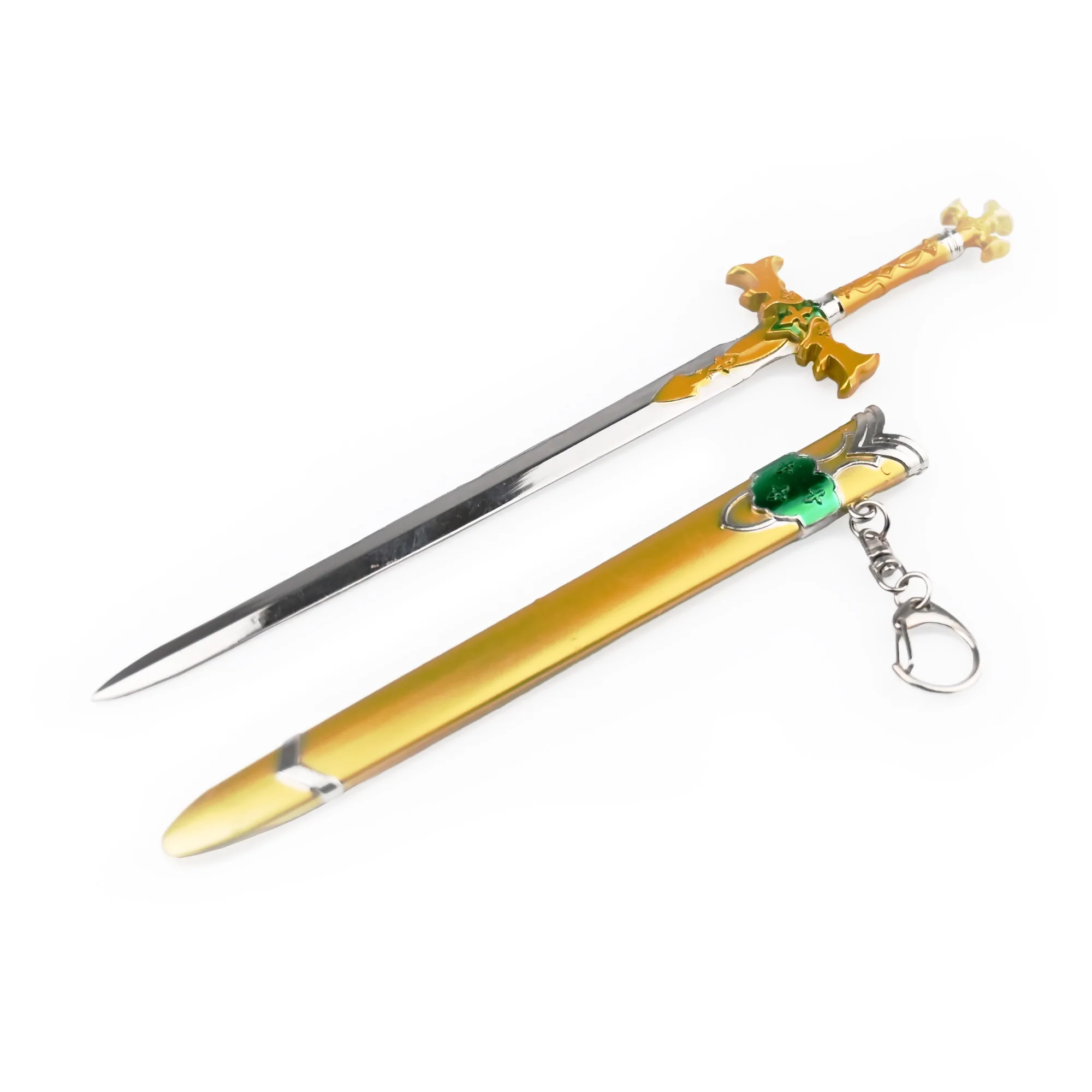 Golden Glory Sword | 22 cm | Metal | Anime Keychain | Sword Art Online image 1