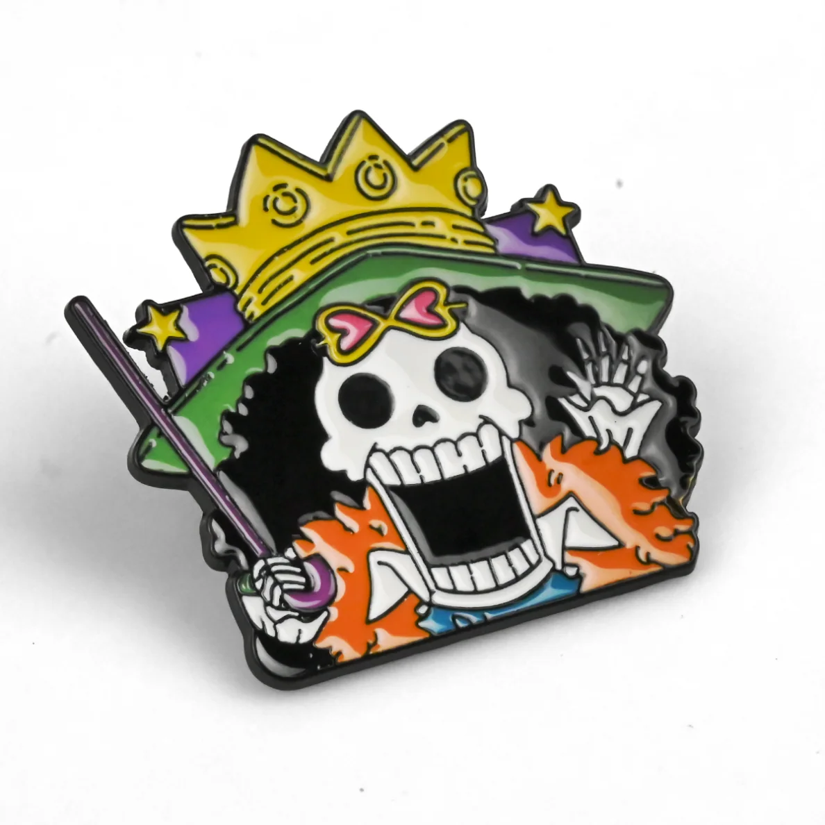 Brook | 5 cm | Metal | Anime Pin | One Piece image 1
