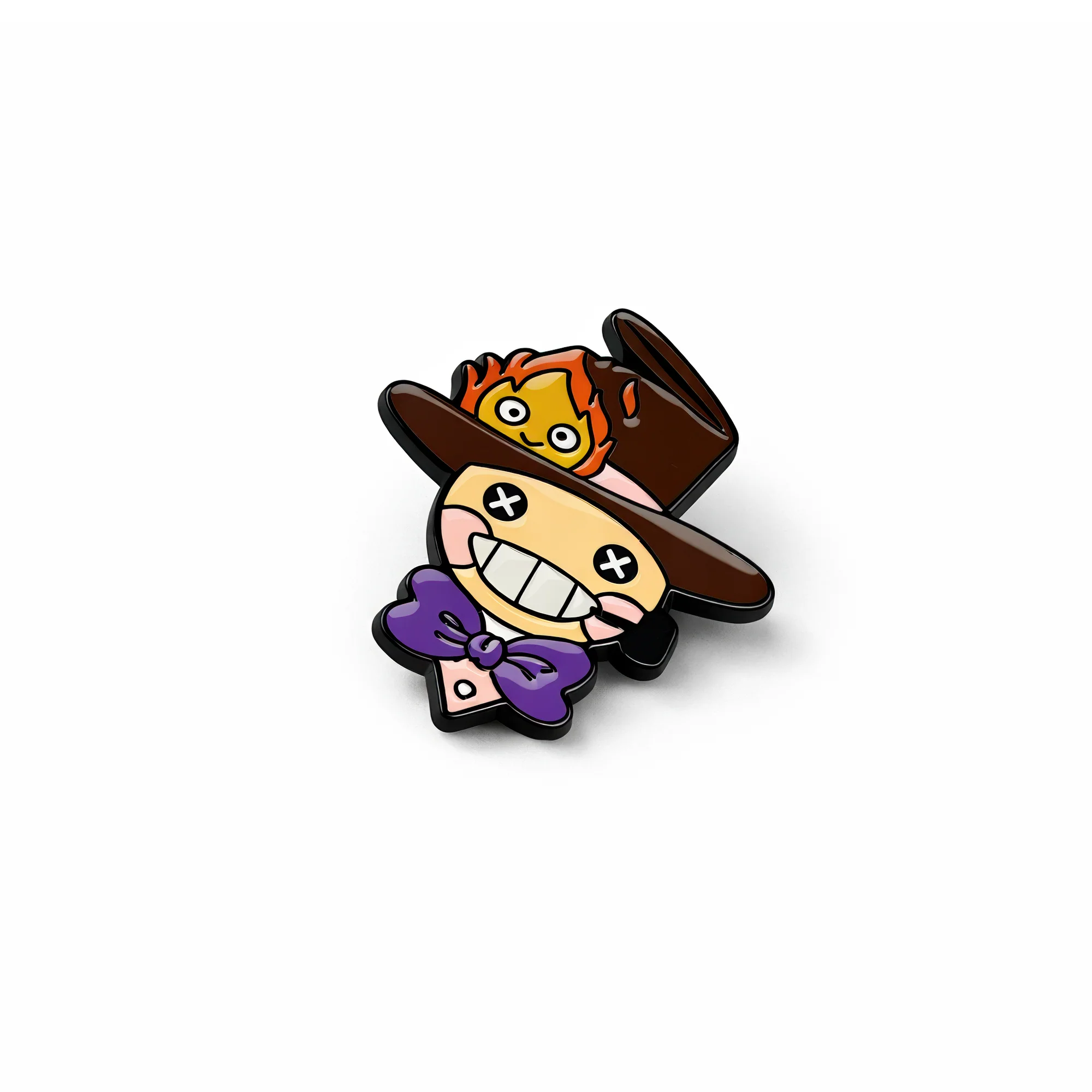 Howl's Moving Castle | 3 cm | Metal | Anime Pin | Studio Ghibli image 1