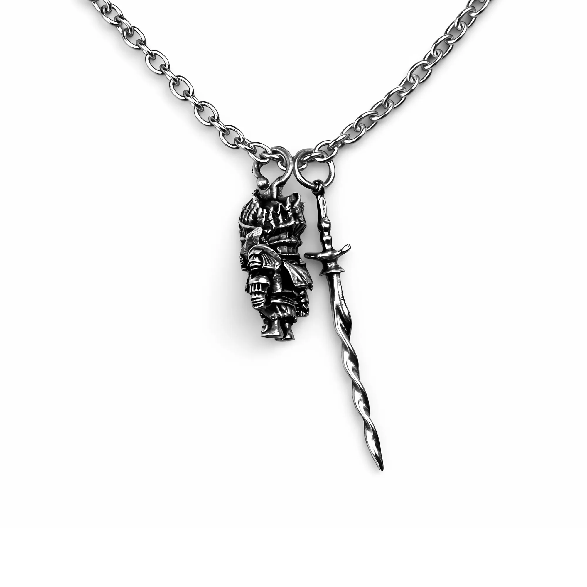 Knight Sword | 4 cm | Metal | Gaming Pendant | Elden Ring image 1